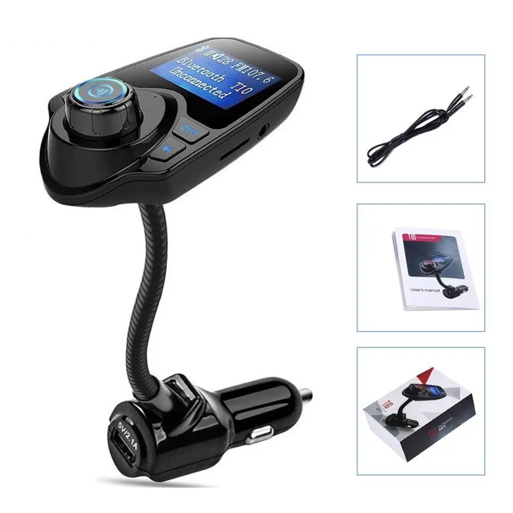 Автомобильный беспроводной музыкальный mp3 плеер EinCar Bluetooth FM передатчик и