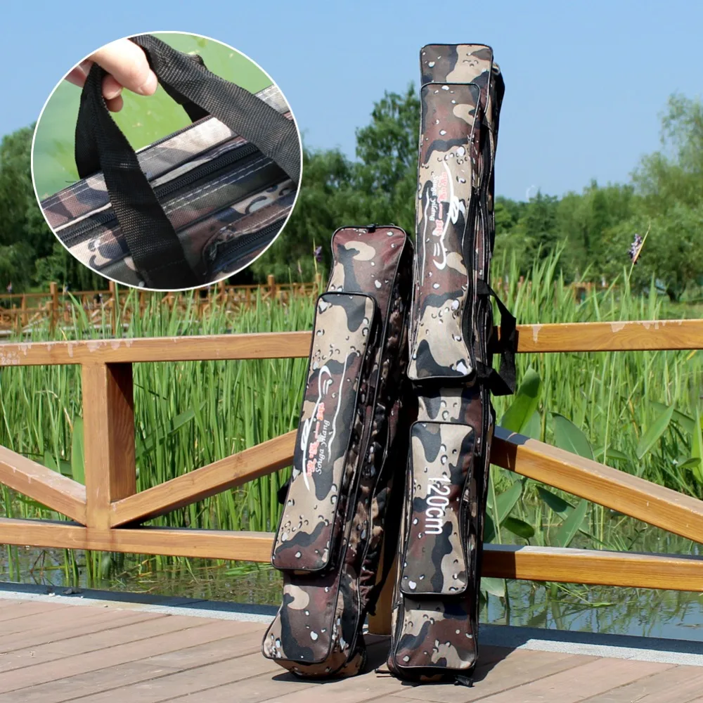 Сумка рыболовная из нейлона 80/120 см два слоя|fishing rod bag|rod bagfishing bag |