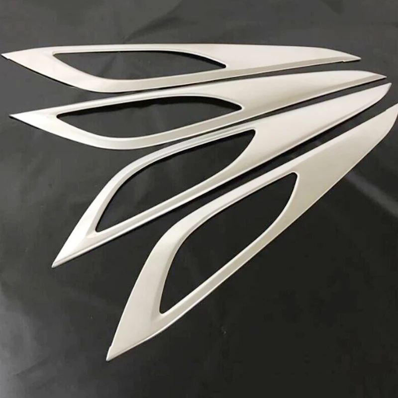 4 шт. накладки на внутреннюю дверь автомобиля из нержавеющей стали для Opel Insignia 2017