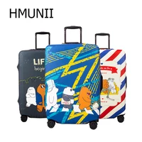 cartoon bear elastic travel suitcase protective luggage cover trolley case dust for 18 32 case suitcasetravel accessories