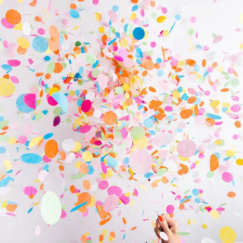 36 дюймов Большие конфетти воздушные шары розовое золото прозрачный балон