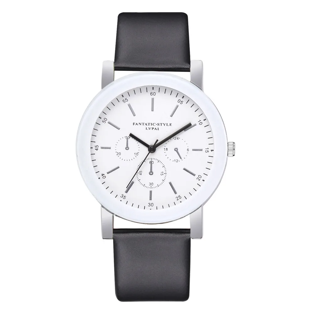 Женские повседневные кварцевые часы Lvpai Montre femme с кожаным ремешком аналоговые из