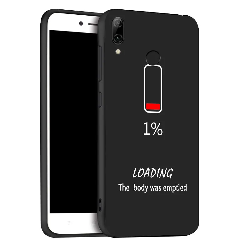 P Smart чехол s для huawei P Smart чехол 3D Окрашенный черный чехол для huawei Y7 Y6 Y5 Prime Y9 Чехлы бампер - Цвет: x091