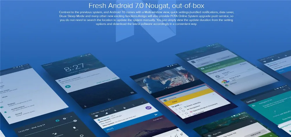 Смартфон GEOTEL Amigo, 4G, отпечаток пальца, ID, Android 7,0, MTK6753, четыре ядра, 5,2 дюйма, HD мобильный телефон, 3 ГБ+ 32 ГБ, 13 МП, 3000 мАч, OTG Мобильный телефон