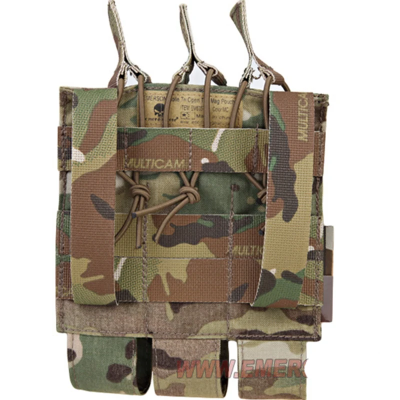 Emerson страйкбол охотничий Тактический модульный MOLLE с тройным открытым верхом SMG Mag
