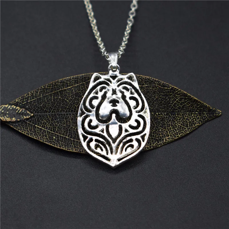 Женские и мужские ожерелья Elfin трендовые с подвеской в виде собаки золотого