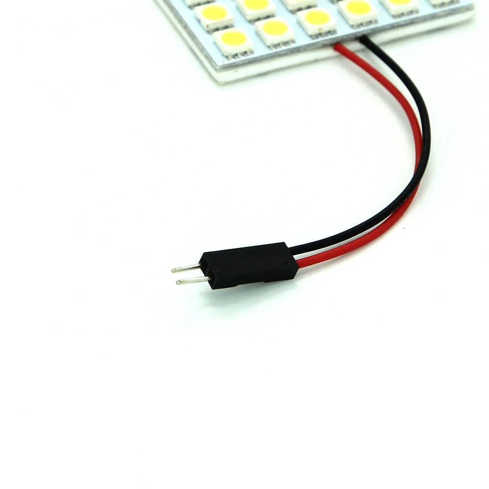 Автомобильная панель лампа для чтения карт 5050 smd 24 LED SMD купольный на крышу адаптер