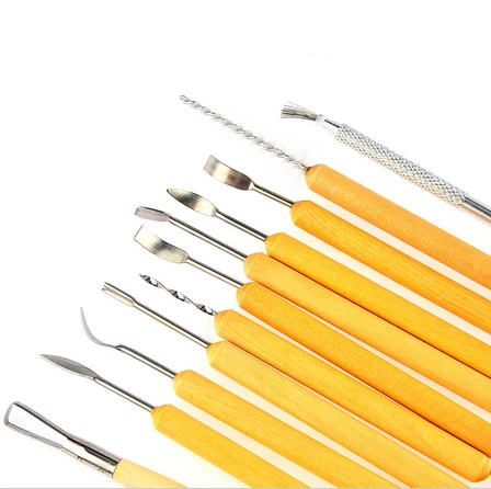 11 шт./компл. инструменты для керамики сделай сам Набор инструментов