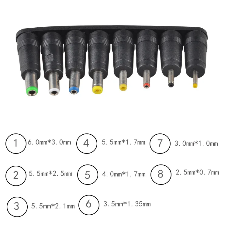 12V 3.6A Universal Tablet Power Adapter Charger Carregador Portatil with 8 Frequent Used Connectors Tips US EU Plug|carregador portatil|power adapter