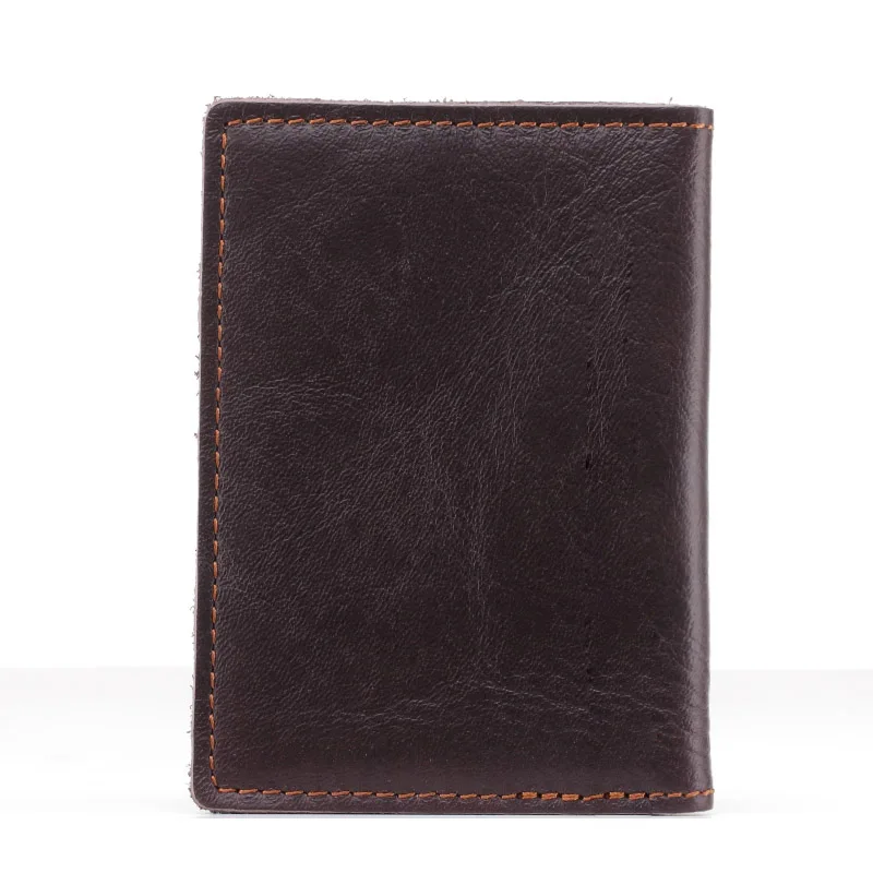Кошелек ZLON Top унисекс из мягкой натуральной кожи 3 держателя для кредитных карт