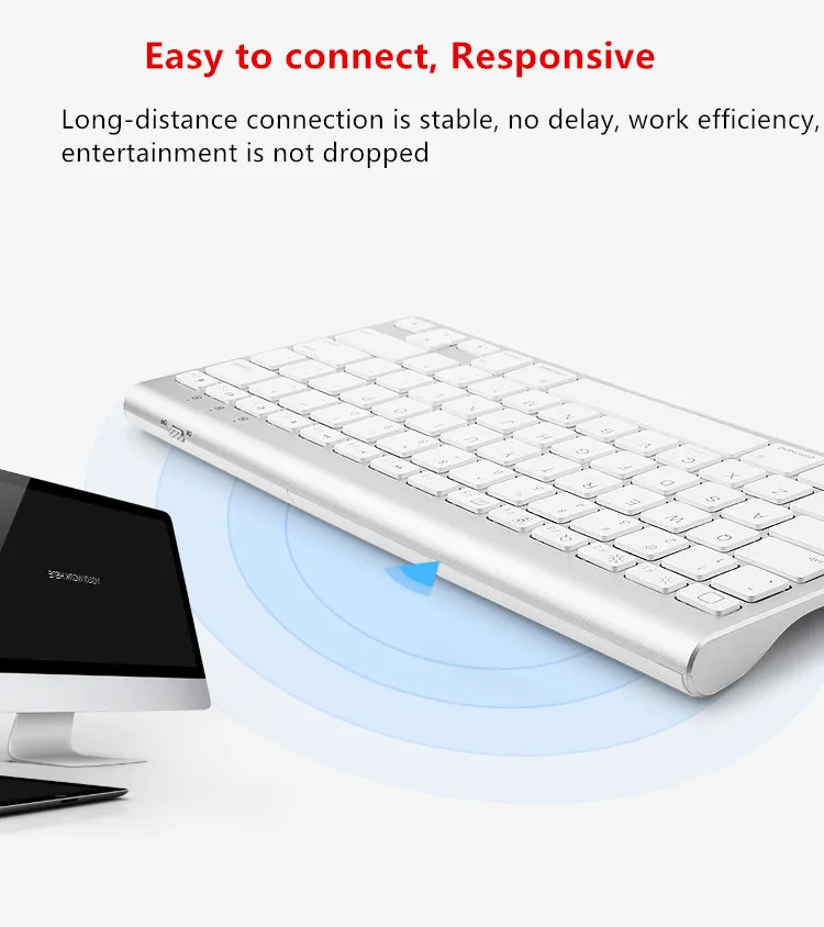 Многосистемная многофункциональная bluetooth-клавиатура с кронштейном для