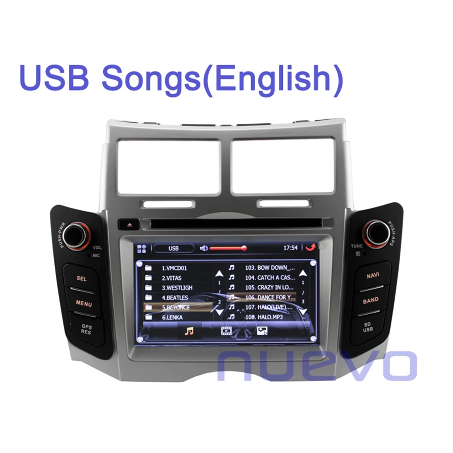 Бесплатная доставка: 2 Din Автомобильный DVD GPS навигации с Bluetooth ATV Радио USB SD Для Toyota