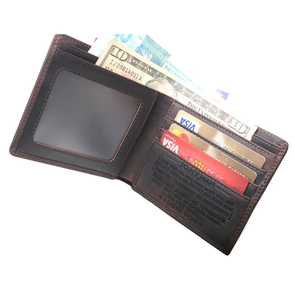 Мужской кошелек кожаный идеальный мужской подарок мой подарки для мужчин сына с