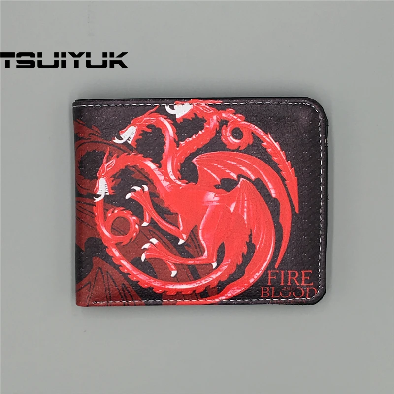 Хит продаж кошельки из фильма HBO Игра престолов крутой мужской кошелек кожаный