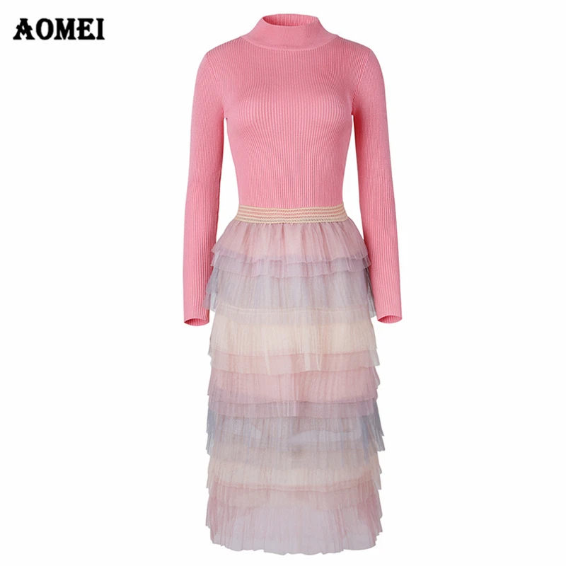 Комплект из 2 предметов Осенне-зимняя Дамская обувь розовый одежда с длинным