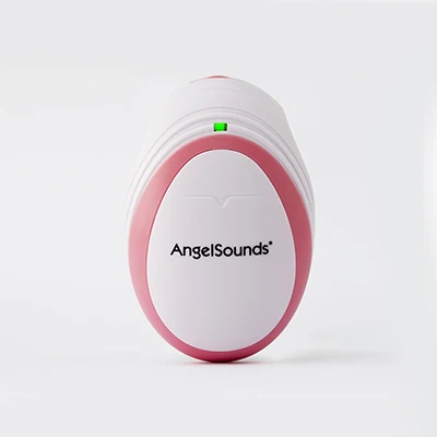 Розовый Angelsounds портативный карманный фетальный допплер детский звук сердцебиение беременных допплер пренатальный датчик для отслеживания плода 3 МГц бытовой забота о здоровье - Цвет: Розовый