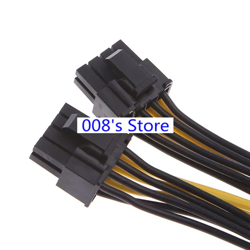 Новый 25 см ПК Питание кабель Процессор Molex 8 Pin до 2 PCI-e (6 + 2) 18AWG Экспресс Графика