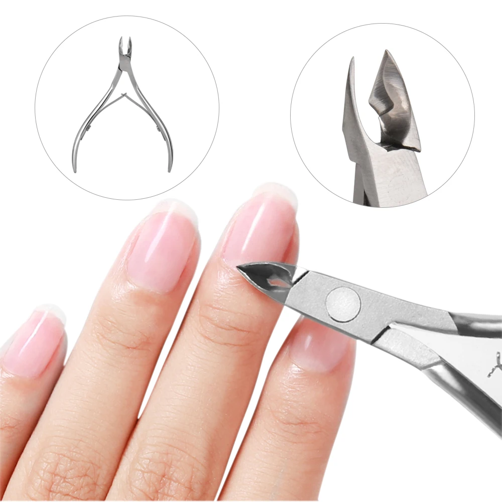 3 шт./компл. Нержавеющая сталь щипчики для кутикул жидкость снятия кусачки