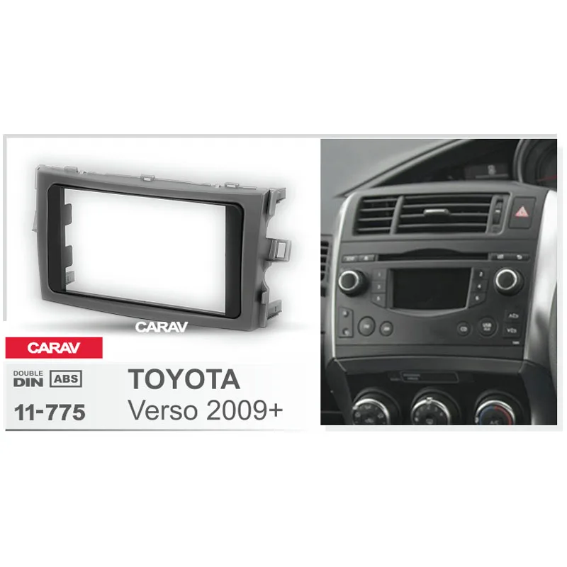 CARAV 11 775 Высококачественная радиопанель для TOYOTA Verso 2009 + комплект установки