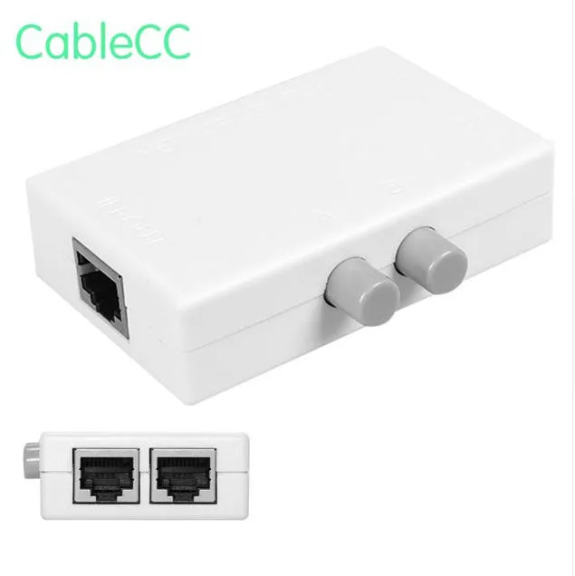 UTP STP 2 в 1 out порта RJ45 LAN CAT сетевой переключатель внутренний внешний коммутатор