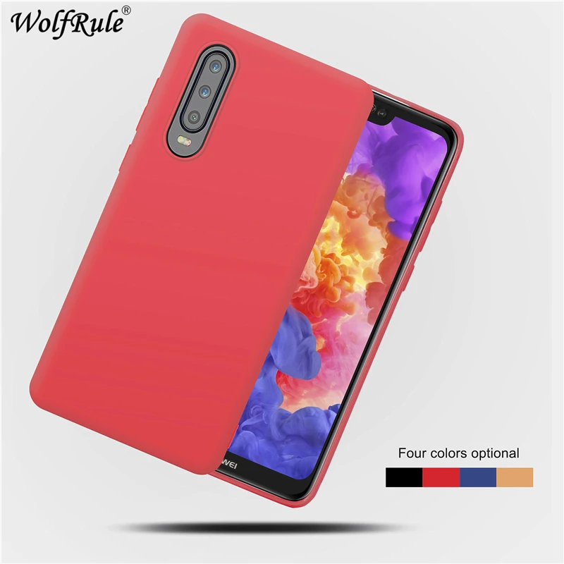 Чехол для Huawei P30 мягкий жидкий силиконовый чехол из микрофибры ELE-L29 ELEL09 |