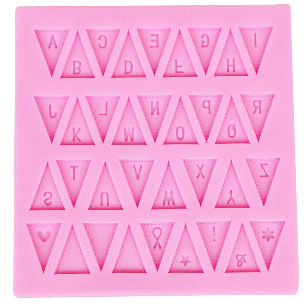 10 шт./компл. фотографический флаг силиконовая форма для торта шоколада