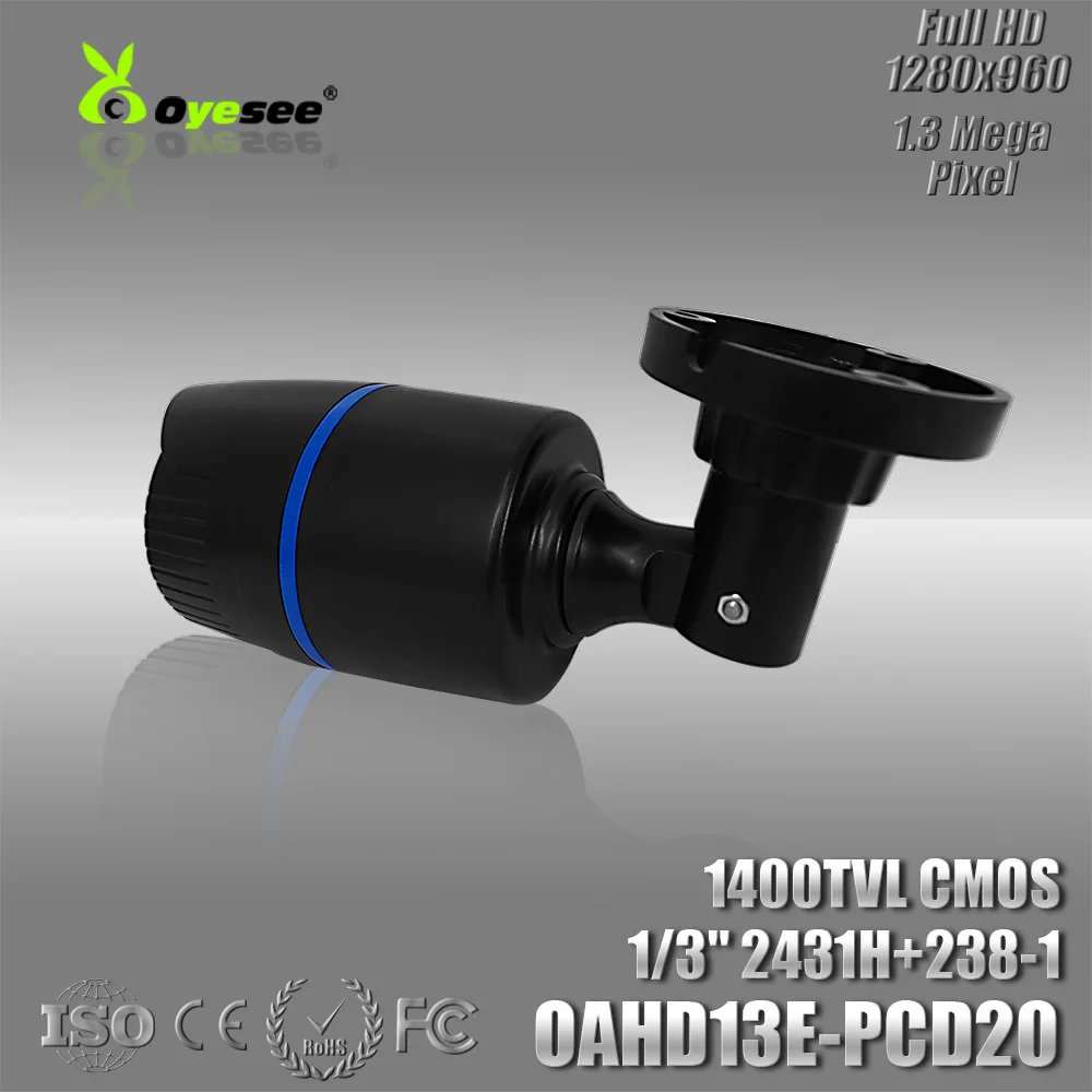 1400TVL 960 P аналоговый AHD камеры 1/3 "CMOS Сенсор 20 м ИК расстояние Безопасности