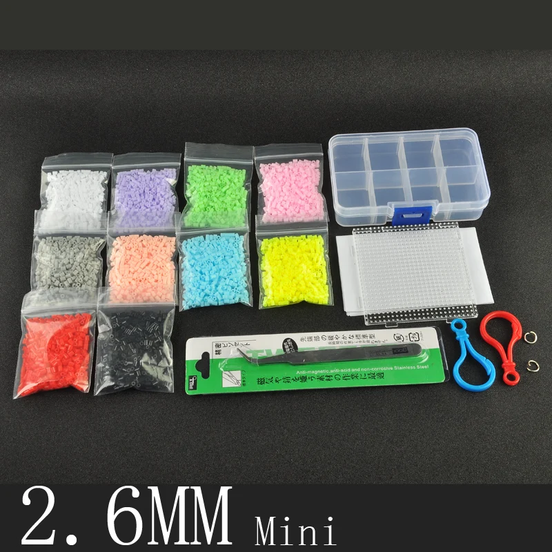 10 видов цветов 2 6 мм бисер мини Хама маленькие доски для изготовления своими