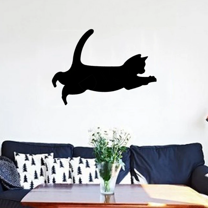 Funny Cat Heart Lover Pussy Cute Wall Sticker Vinyl Decal For Bedroom Art Deco Living room | Дом и сад
