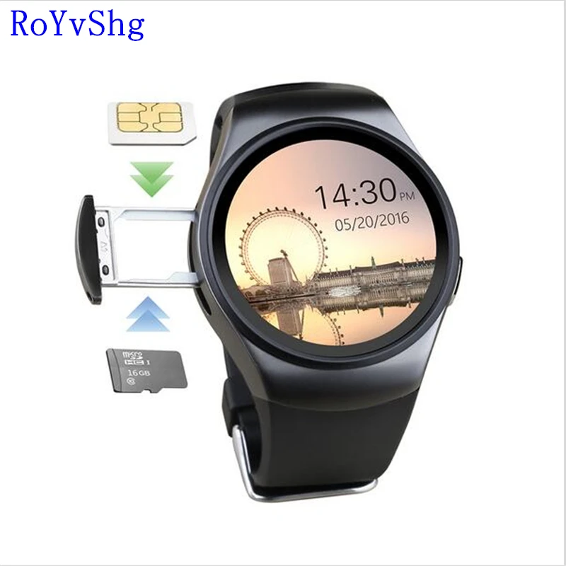 Умные часы KW18 пульсометр совместимый с Apple IOS/Android цифровые Bluetooth Reloj MINI SIM умные