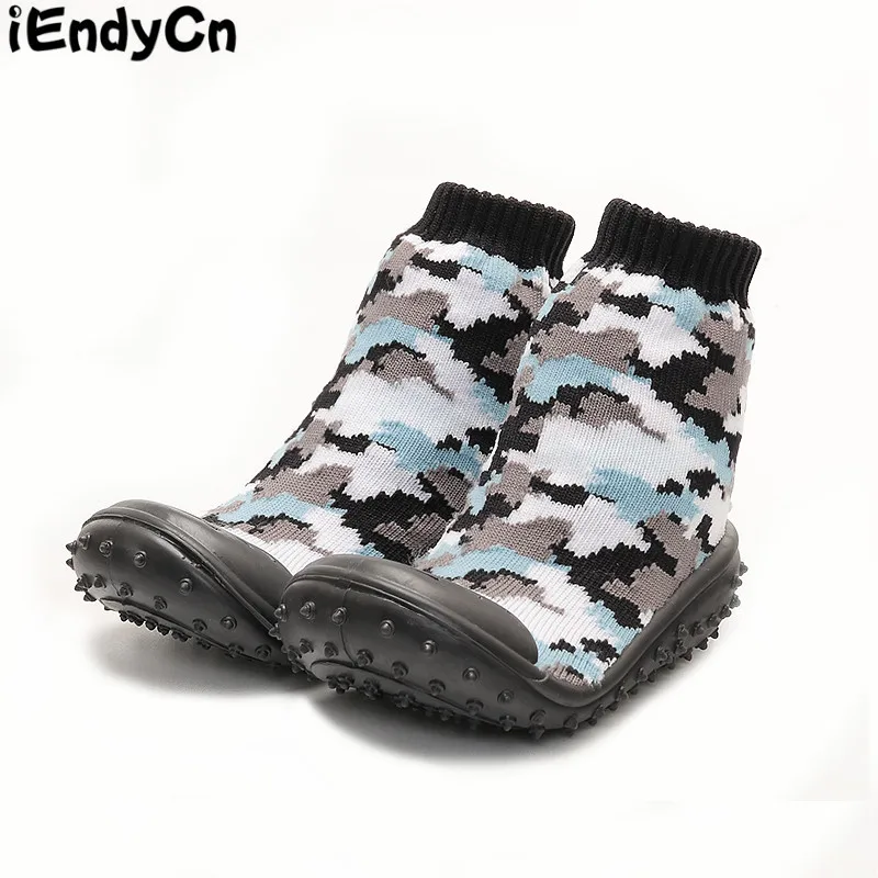 1 pair Baby Socks with Rubber Soles Anti Slip toddler shoes socks Three-dimensional children Cotton Newborn LMY089R | Детская одежда и