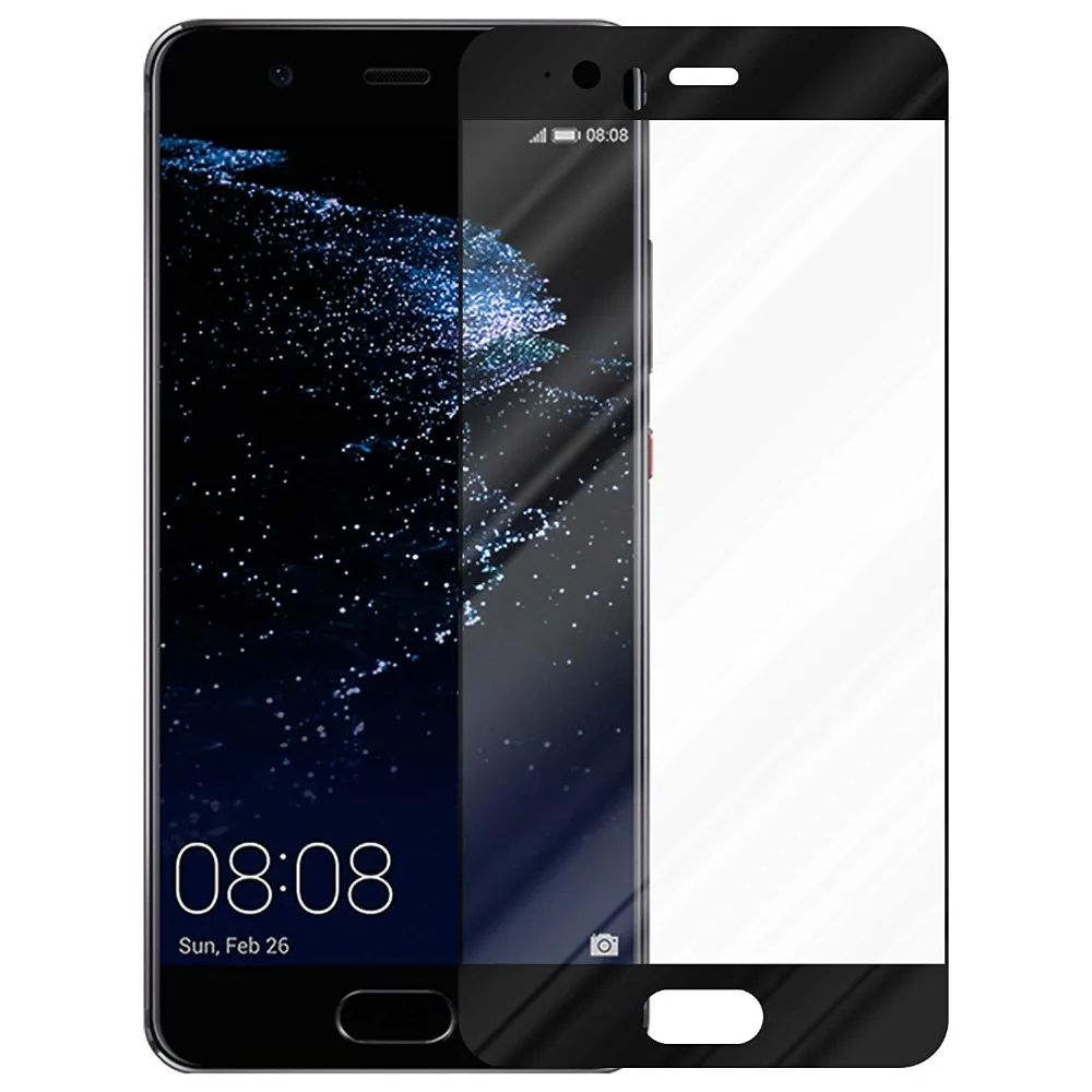2.5D 9H Полное покрытие экрана протектор для HuaWei P10 Lite PLUS закаленное стекло