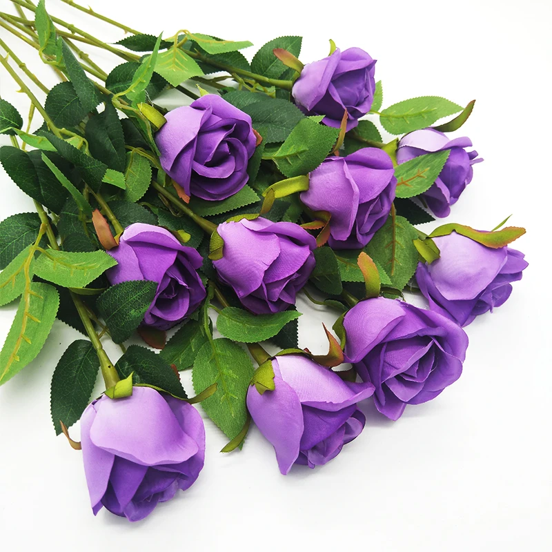 5pcs/Lot Real Touch Spring Latex Flowers Artificial Rose Bouquets for A Wedding Home Office Decor DIY Handmade Flower | Дом и сад