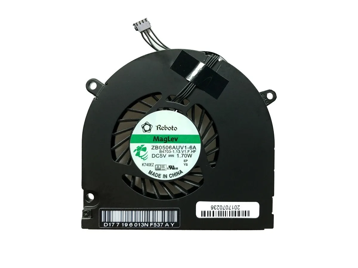 Original ZB0506AUV1-6A COOLING FAN FOR APPLE MacBook Pro 13&quot MB466 MB470 MB990 MB991 A1278 A1342 CPU | Компьютеры и офис