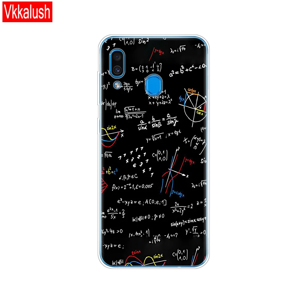 80095 Чехол для Samsung Galaxy A20, чехол A20E, силиконовая задняя крышка из ТПУ для Samsung A20 A 20 A205F A20E A202F, мягкий чехол, бампер - Цвет: 80095