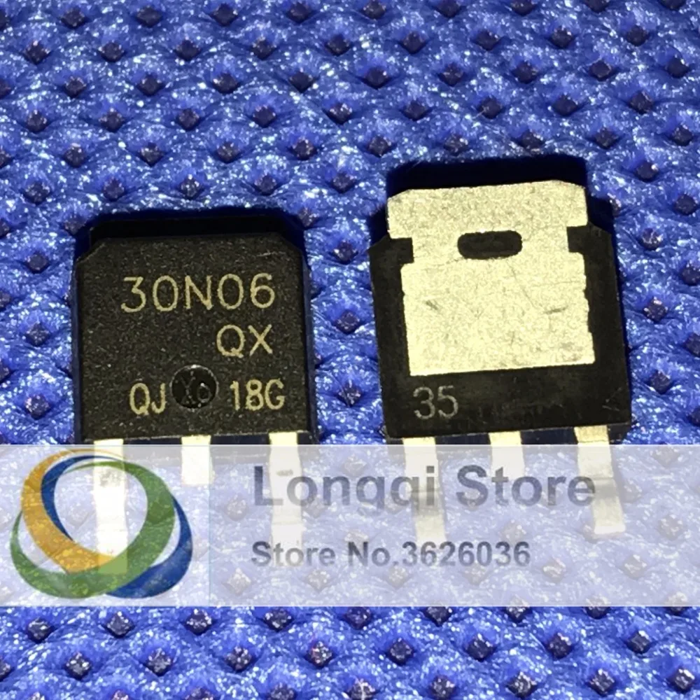 

10PCS 30N06 TO-252 N-Ch Enhancement Mode Power MOSFET NPN 30A 60V