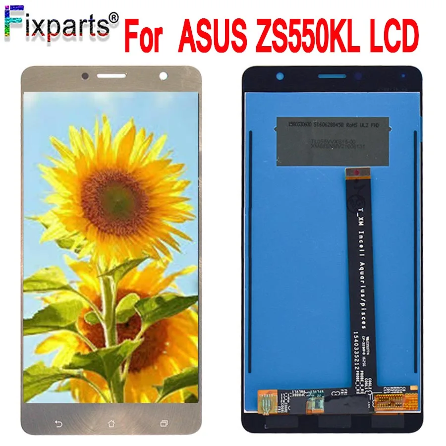 

Новинка 100%, ЖК-дисплей для Asus Zenfone 3 Deluxe ZS550KL Z01FD, сенсорный экран, дигитайзер в сборе, замена для ASUS ZS550KL LCD