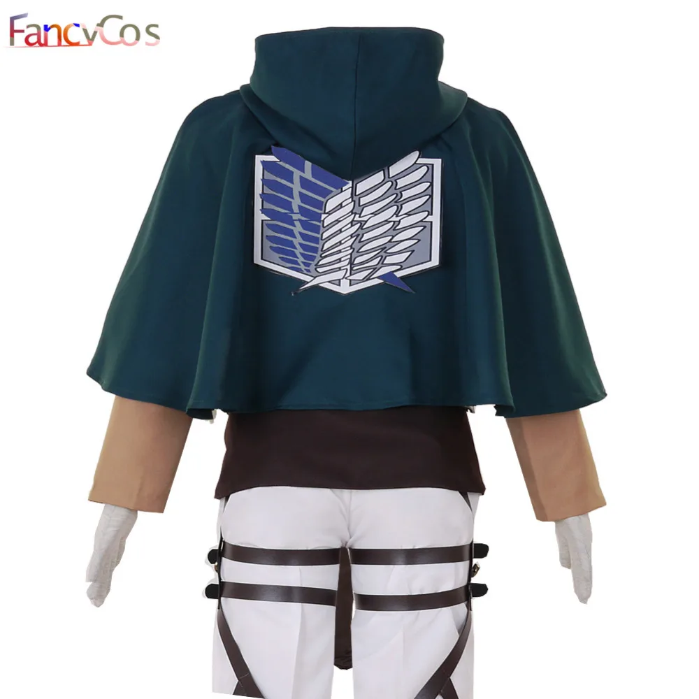 Halloween Attack on Titan AOT Shingeki no Kyojin Eren Jaeger Survey Corps leather Cosplay Costume Game Japanese | Тематическая