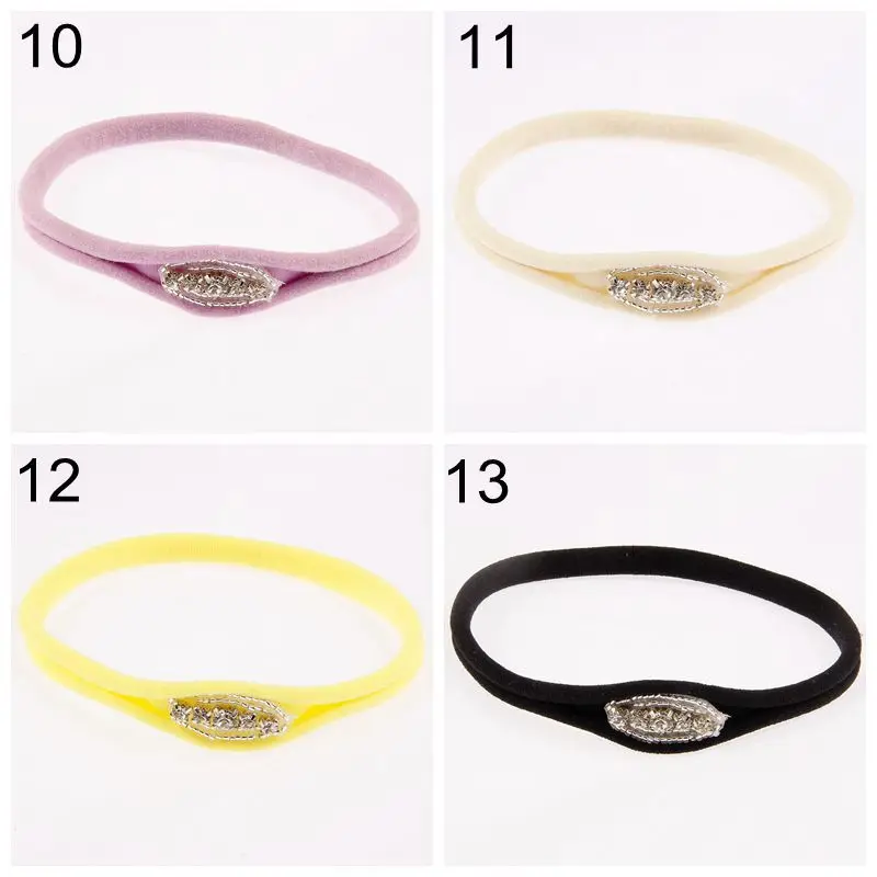 Модный нейлоновый головной убор NISHINE Стразы для новорожденных эластичный