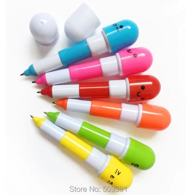 50 шт./лот бесплатная доставка оптовая продажа Новинка Ручка таблеточная капсула