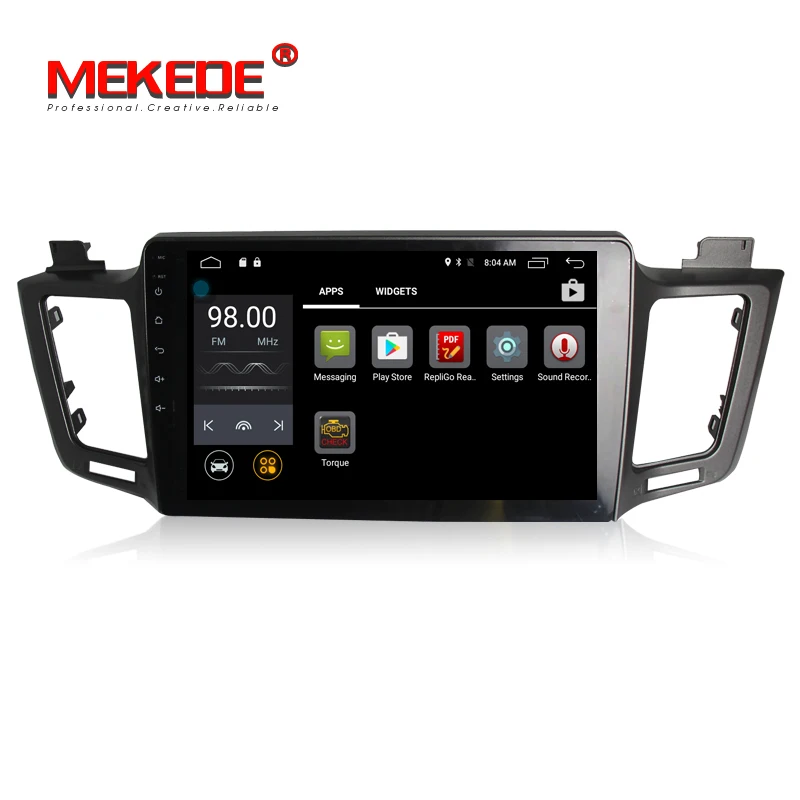 10.1&quot 1024*600 screen 4G SIM lte Car DVD Multimedia Player Radio For Toyota RAV4 2013 2014 2015 2016 2017 android 7.1 2G RAM |