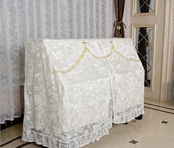 1 набор кружевной чехол для фортепиано с Цветочным Узором Вертикальный