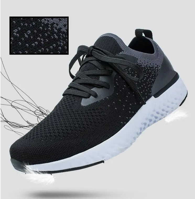 Zapatillas mujer; белые кроссовки с летящим плетением; повседневная спортивная дышащая обувь из сетчатого материала; sapato feminino; женская обувь для студентов; tênis feminino