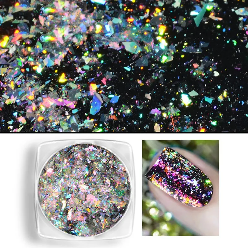 Star Mixed Glitters Nail Glitter Powder Sheets Tips Art Set Decorations | Красота и здоровье