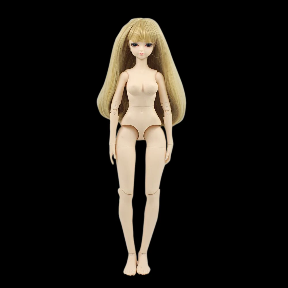 Like the picture Fortune дней 1/4 BJD Обнаженная Кукла Совместное тела с косметикой 45 см шесть прическа reborn для маленьких девочек высокое качество игрушки куклы подарок на день рождения для девочек - Цвет: Like the picture