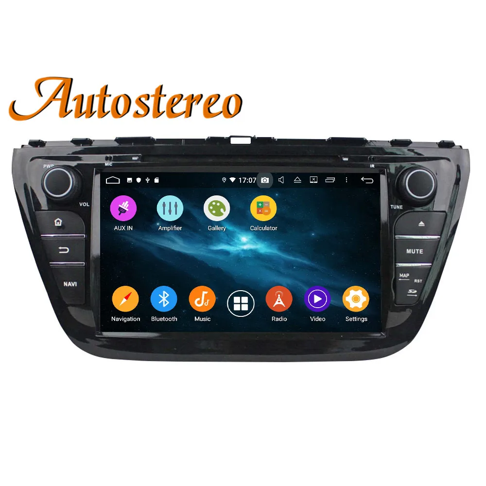 Max 64 ГБ Android 9 Автомобильный gps навигатор для Suzuki SX4/S Cross+ мультимедийный автомобильный dvd-плеер головное устройство радио магнитофон стерео