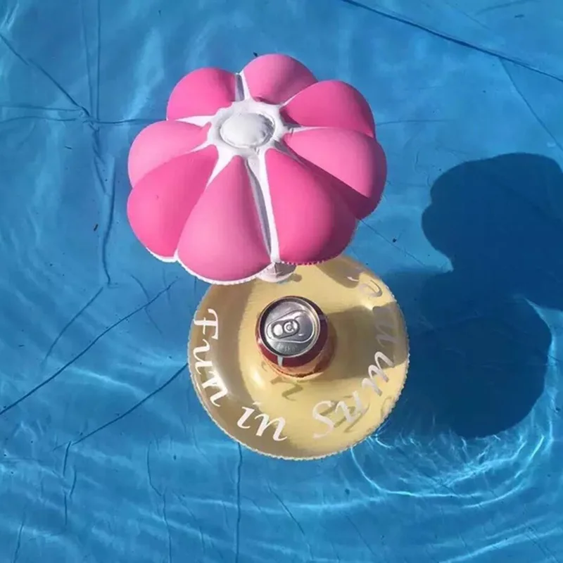 Симпатичный надувной зонтик напиток может держатель ванна бассейн игрушка Rundlet