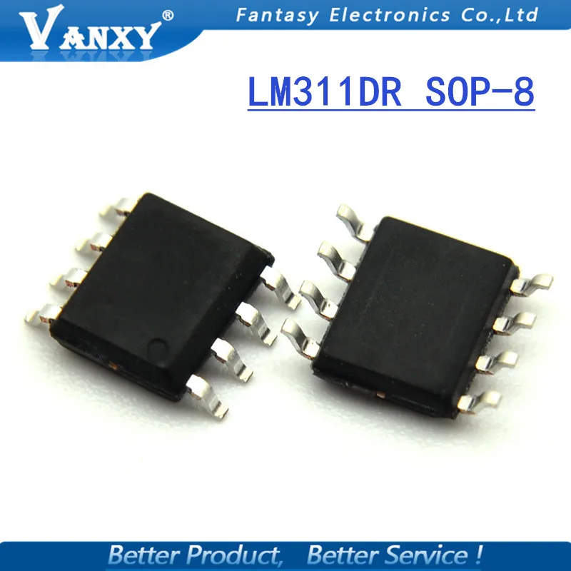 10 шт. LM311DR SOP8 LM311 SOP-8 SMD 311DR Операционные усилители LM311D SOP | Электронные компоненты и