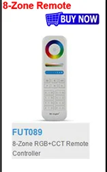 FUT068 AC85-265V Milight 2,4 г 6 Вт RGB+ CCT Вай-Фай совместимый смарт светодиодный светильник 2,4G Беспроводной 4-Зона дистанционного управления Android/iOs APP Управление