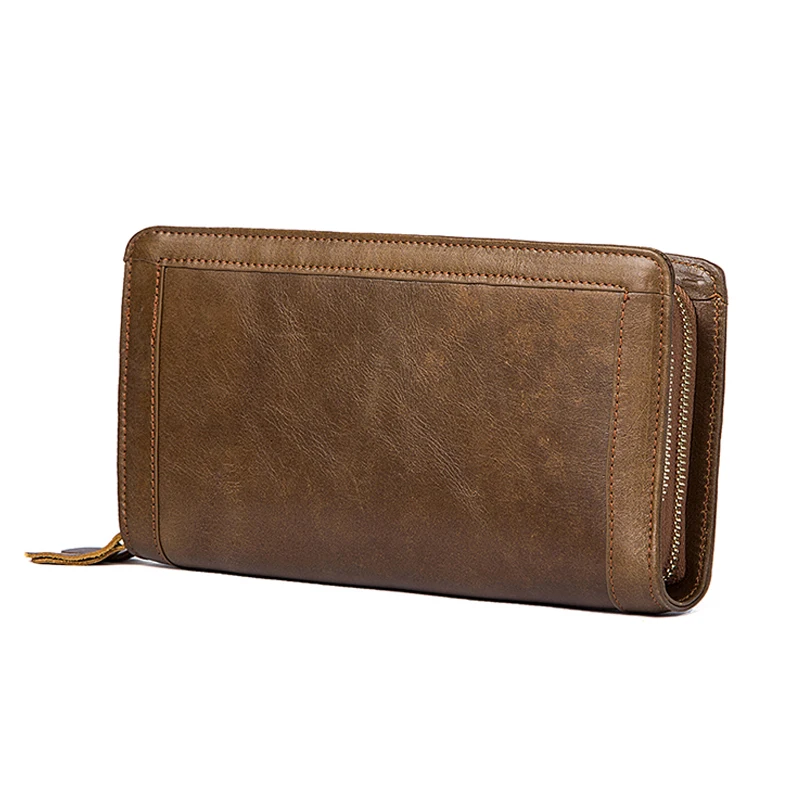 WESTAL мужские кошельки из натуральной кожи кошелек для телефона клатч кожаные с